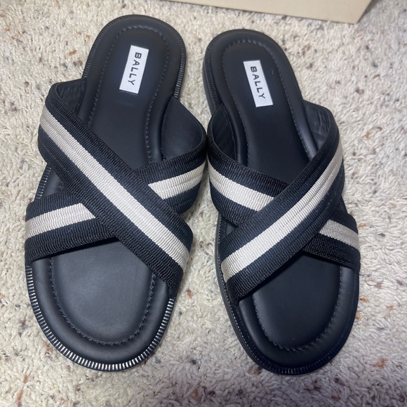 Bally Men’s size 10 Glide crossover strap Sandals main image 6